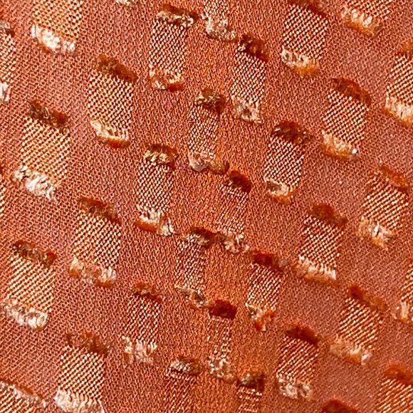 Like new! Alice + Olivia Orange Sheer Ruffled Sleeve Blouse Top Size Med… - Picture 7 of 12